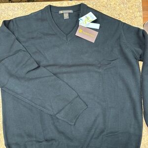 Men's V-Neck Sweater - Black